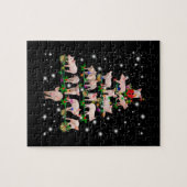De liefdevolle kerstboom van het Varkenshaar die d Legpuzzel (Horizontaal)