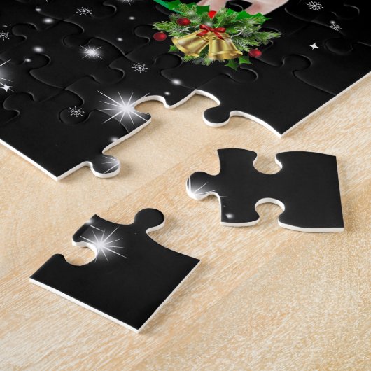 De liefdevolle kerstboom van het Varkenshaar die d Legpuzzel (Zijkant)