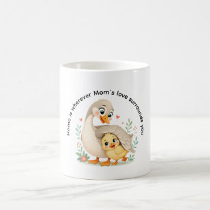 De liefdevolle omhelzing van Mother Goose Koffiemok
