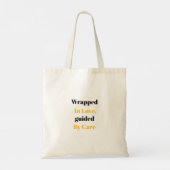 De liefdevolle omhelzing van Mother Goose Tote Bag (Achterkant)
