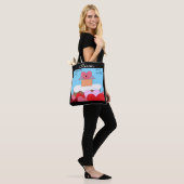 De liefdevolle speech van het hart tote bag (Op model)
