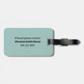 De Liefenden Major Arcana tarotkaart Bagagelabel (Achterkant horizontaal)