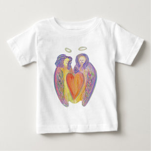 De liefhebbende Guardian Angels Heart Art Kind T-S