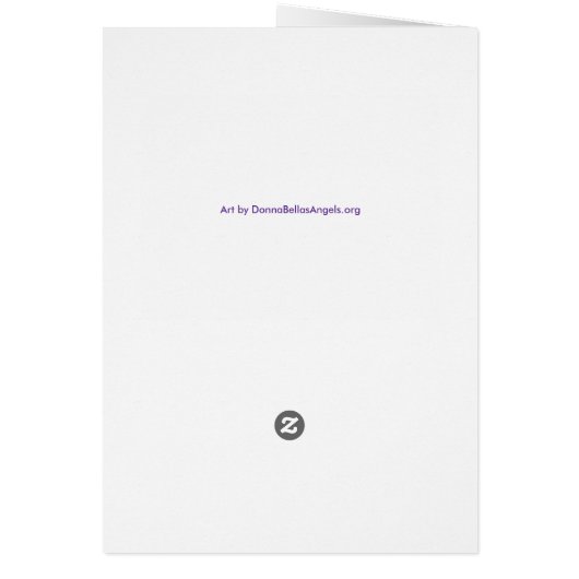 De liefhebbende Kindness Guardian Angels Art Note  (Achterkant)