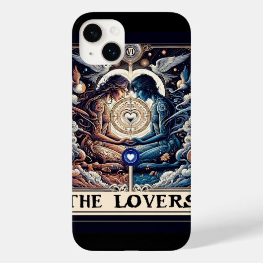 DE LIEFHEBBER Tarot Hemelse Man & Vrouw Soulmates Case-Mate iPhone Case (Achterkant)
