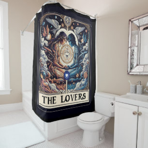 DE LIEFHEBBER Tarot Hemelse Man & Vrouw Soulmates Douchegordijn