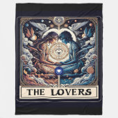 DE LIEFHEBBER Tarot Hemelse Man & Vrouw Soulmates Fleece Deken (Voorkant)