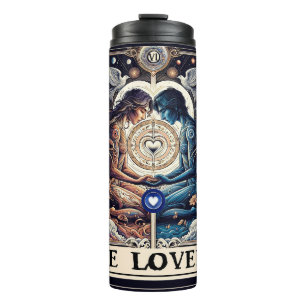 DE LIEFHEBBER Tarot Hemelse Man & Vrouw Soulmates Thermosbeker