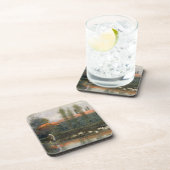 De liefhebber van William Morris werkt bij Merton  Bier Onderzetter (Rechterzijde)