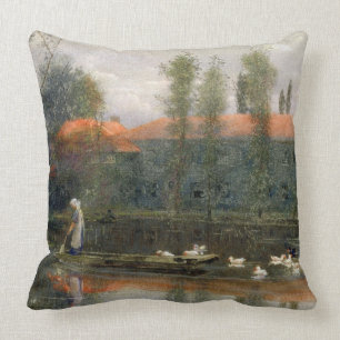 De liefhebber van William Morris werkt bij Merton  Kussen