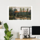 De liefhebber van William Morris werkt bij Merton Poster (Thuiskantoor)