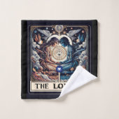 DE LIEFHEBBERS Tarot Celestial Man & Vrouw Soulmat Bad Handdoek (Wasdoekje)