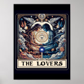 DE LIEFHEBBERS Tarot Celestial Man & Vrouw Soulmat Poster (Voorkant)