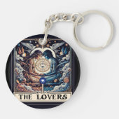 DE LIEFHEBBERS Tarot Celestial Man & Vrouw Soulmat Sleutelhanger (Achterkant)