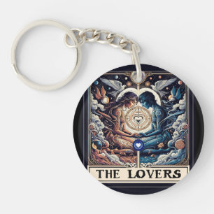 DE LIEFHEBBERS Tarot Celestial Man & Vrouw Soulmat Sleutelhanger