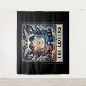 DE LIEFHEBBERS Tarot Celestial Man & Vrouw Soulmat Wandkleed (Voorkant)