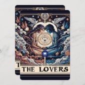 DE LIEFHEBBERS Tarot Celestial Man & Vrouw Verlovi Kaart (Voorkant / Achterkant)