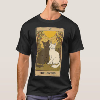 De liefhebbers  Tarot d Magic Occult Cat T-shirt