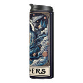 DE LIEFHEBbers Tarot Hemelse Man & Vrouw Zielsverw Thermosbeker (Geroteerd rechts)