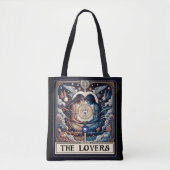 DE LIEFHEBbers Tarot Hemelse Man & Vrouw Zielsverw Tote Bag (Voorkant)