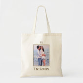 De liefhebbers Tarot Kaart Betekenis | Paar Foto Tote Bag (Voorkant)