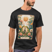 De liefhebbers Tarot Kaart Frog Goblincore estheti T-shirt (Voorkant)