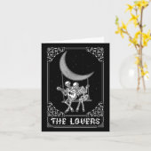 De liefhebbers  Tarot Kaart Gothic Halloween Ske (Gele Bloem)