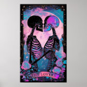 De liefhebbers Tarot Kaart Witchy Poster (Voorkant)
