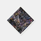 De liefhebbers Tarot Kaart zwart Servetten (Hoek)