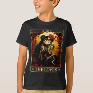 De Liefhebbers Tarotkaart Skelet Valentijnsdag Hal T-shirt