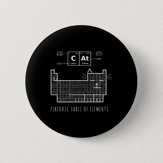De liefhebbers van chemie ronde button 5,7 cm (Voorkant)