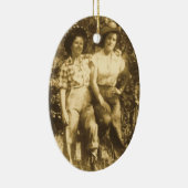 DE LIEFJES VAN DE RODEO SIEREN KERAMISCH ORNAMENT (Rechts)