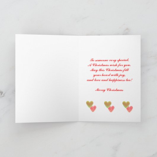 De Liefjes van Kerstmis met Liefde Feestdagen Kaart (Binnen)