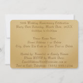 De liefste 50ste uitnodiging tot het Jubileum van  (Achterkant)