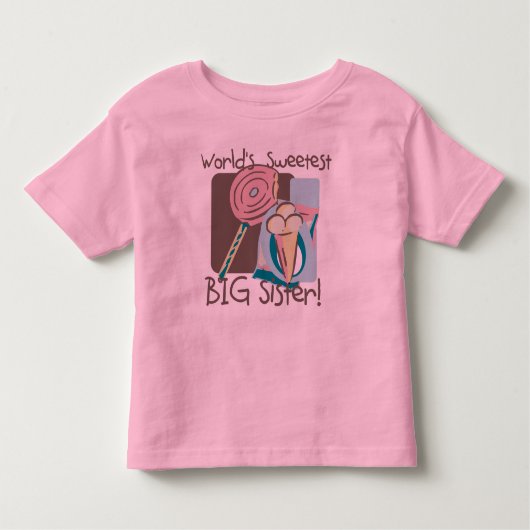 De liefste grote zuster van de wereld kinder shirts (Voorkant)