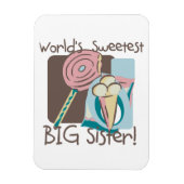 De liefste grote zuster van de wereld magneet (Verticaal)