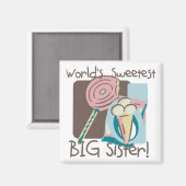 De liefste grote zuster van de wereld magneet (Voorkant / Achterkant)