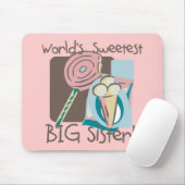 De liefste grote zuster van de wereld muismat (Met muis)