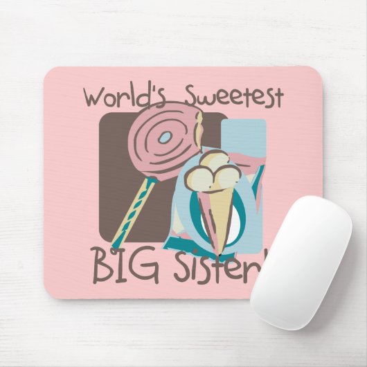 De liefste grote zuster van de wereld muismat (Met muis)