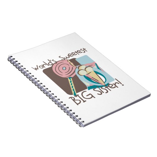 De liefste grote zuster van de wereld notitieboek (Rechterzijde)