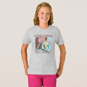 De liefste grote zuster van de wereld t-shirt (Voorkant volledig)