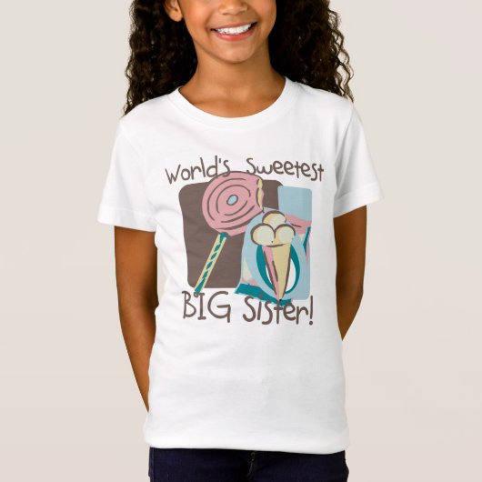 De liefste grote zuster van de wereld t-shirt (Voorkant)