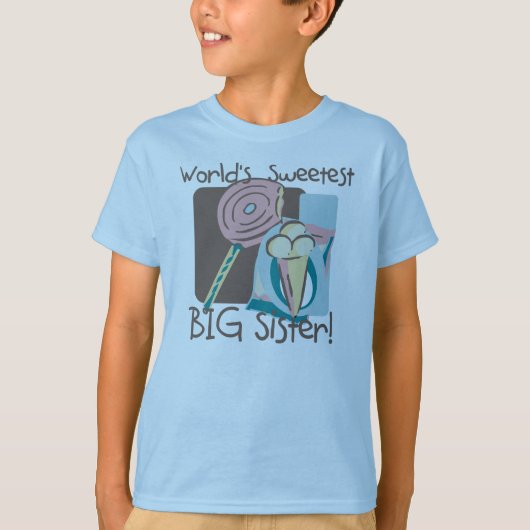 De liefste grote zuster van de wereld t-shirt (Voorkant)