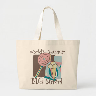 De liefste grote zuster van de wereld tote bag