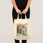 De liefste grote zuster van de wereld tote bag (Voorkant (product))