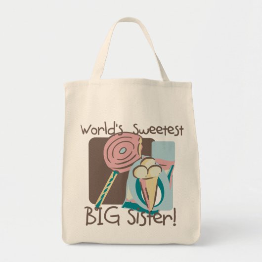 De liefste grote zuster van de wereld tote bag (Voorkant)