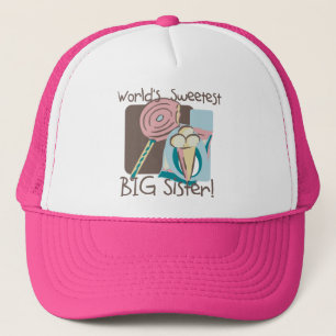 De liefste grote zuster van de wereld trucker pet