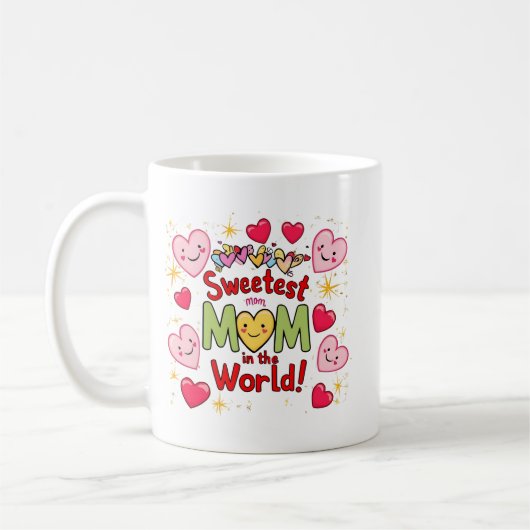 De liefste moeder ter wereld koffiemok (Links)