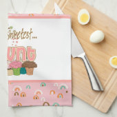 De liefste tante Cupcakes ter wereld Theedoek (Quarter Fold)