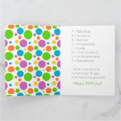 De liefste tante ter wereld verjaardag kaart (Binnen)